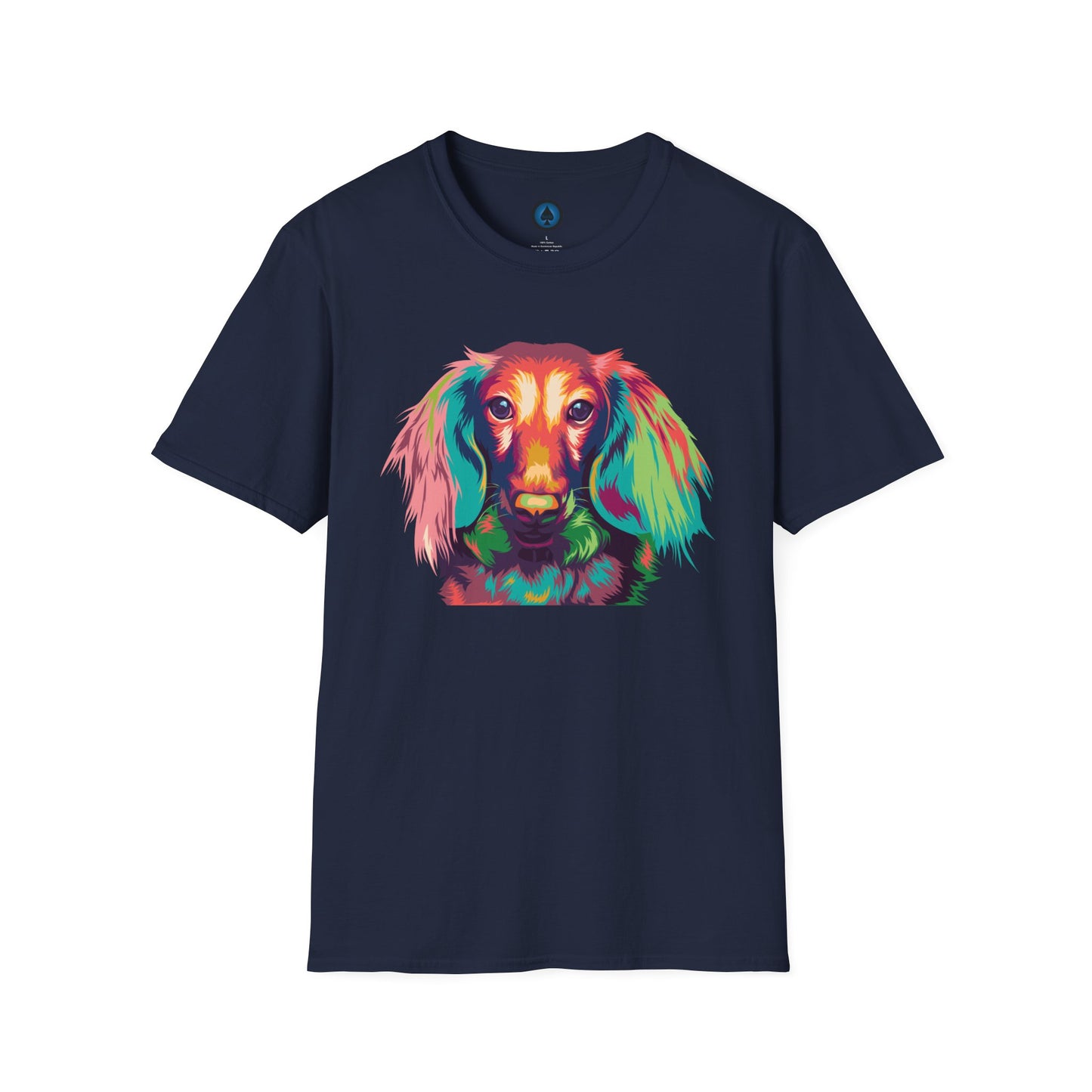 Unisex - Colorful Dachshund Face