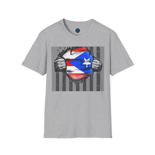 Unisex - Puerto Rico and USA Flags