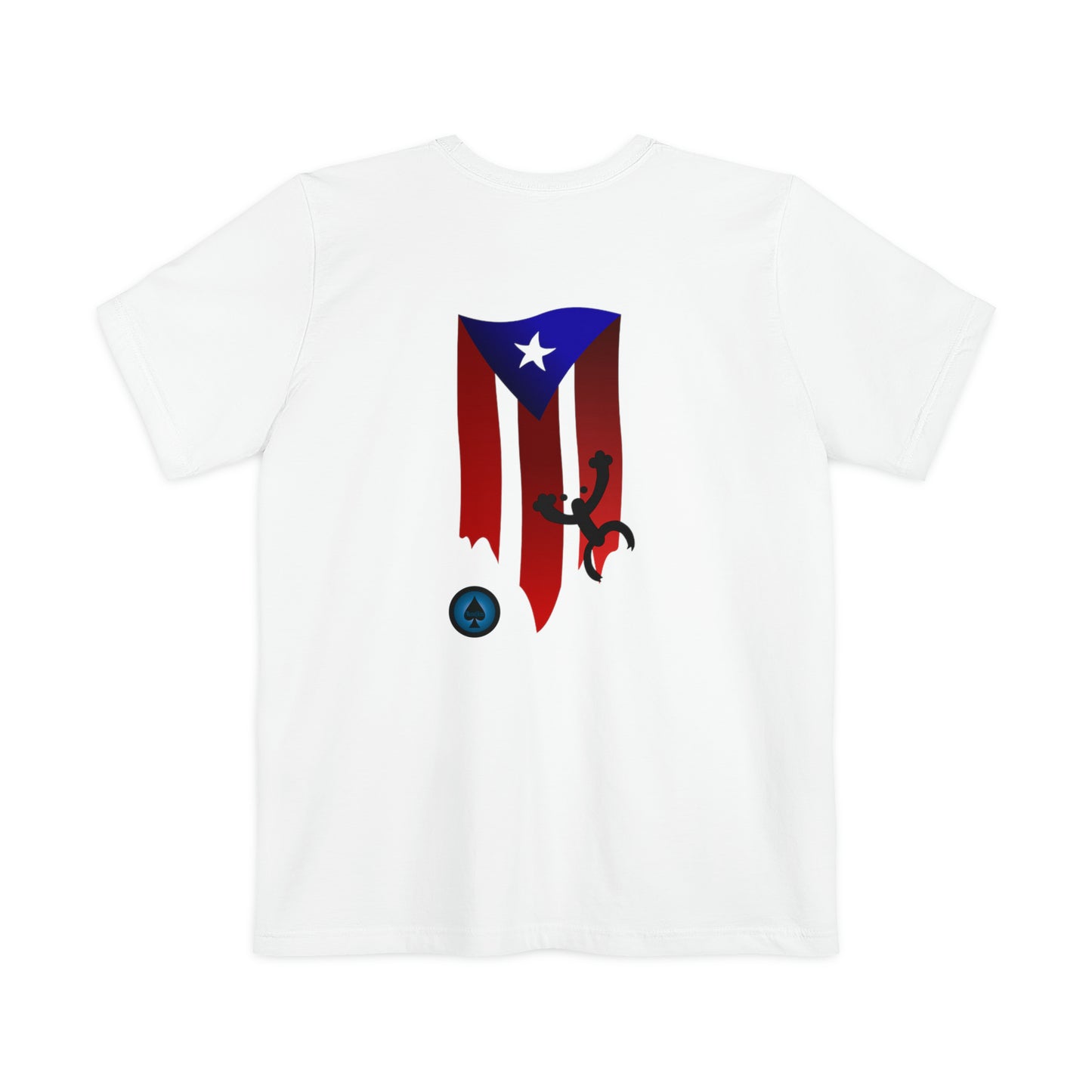 Pocket Tee Unisex - Puerto Rico Taino (with back and front image)