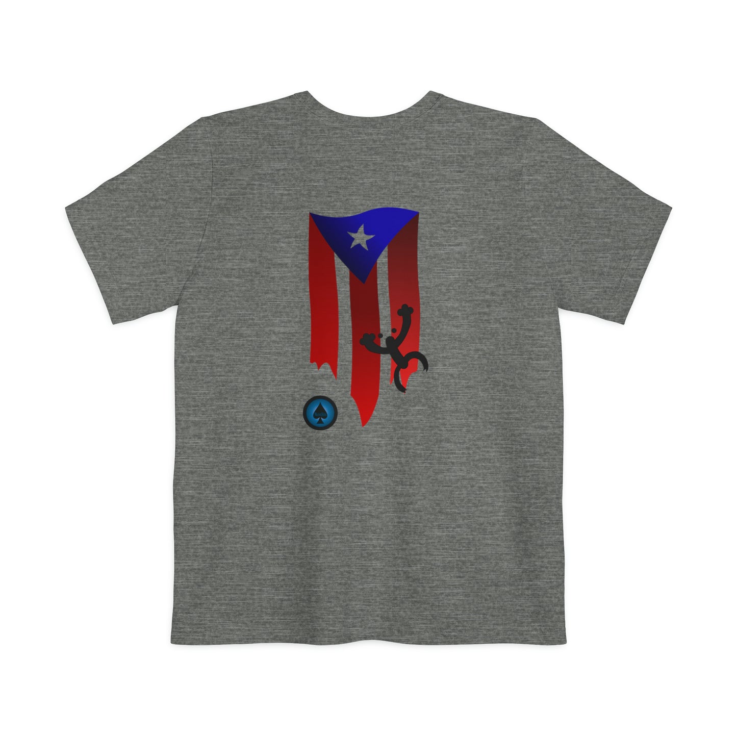 Pocket Tee Unisex - Puerto Rico Taino (with back and front image)