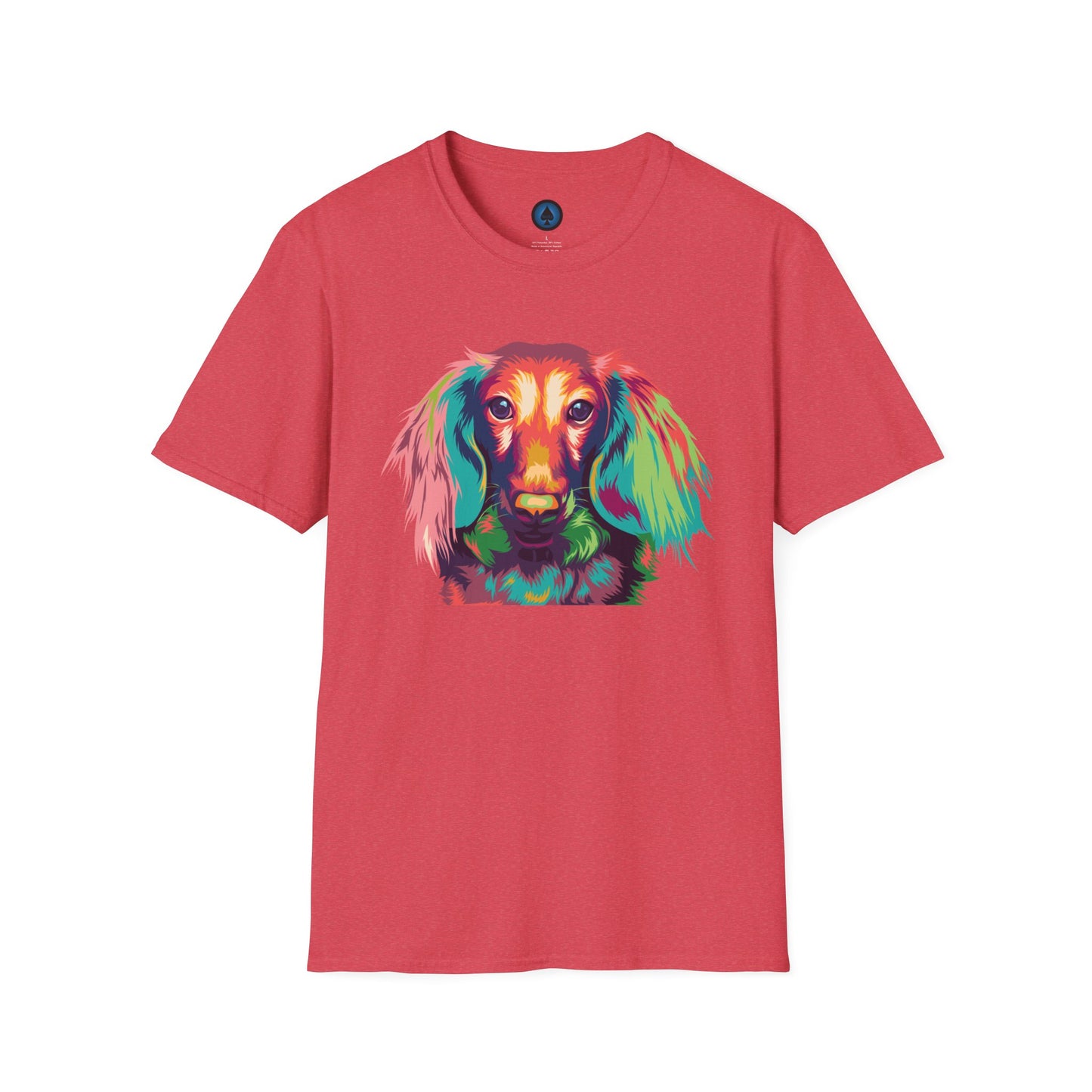 Unisex - Colorful Dachshund Face