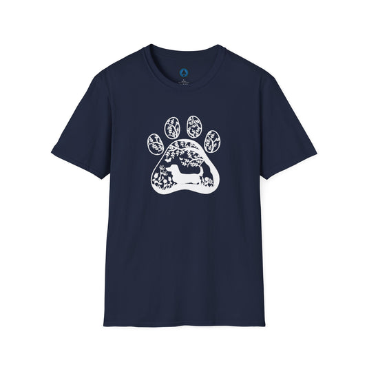 Unisex - Daschund in a Paw Print