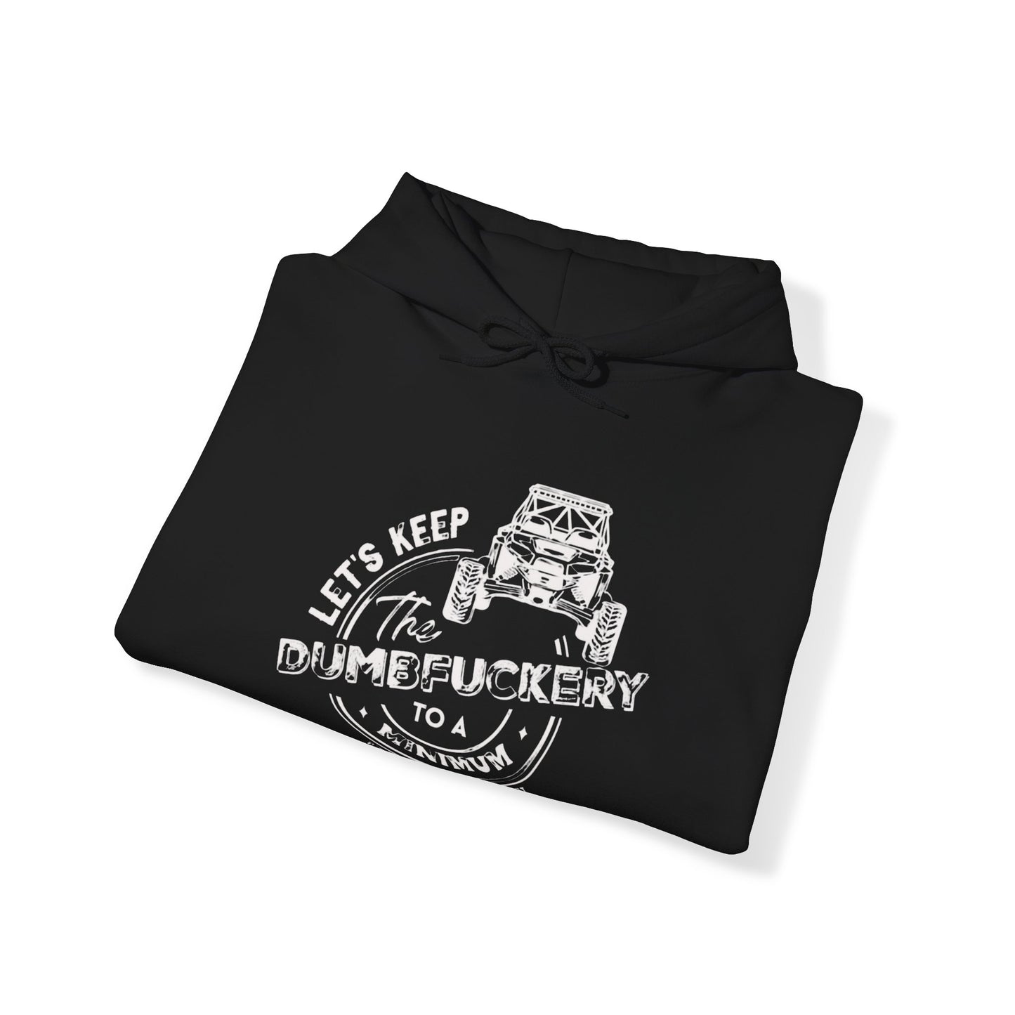 SxS UTV Let's Keep The Dumbfuckery To A Minimum Today Hoodie