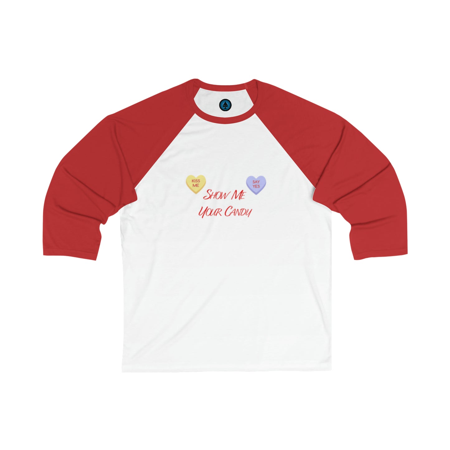 Show Me Your Candy Unisex Baseball Tee