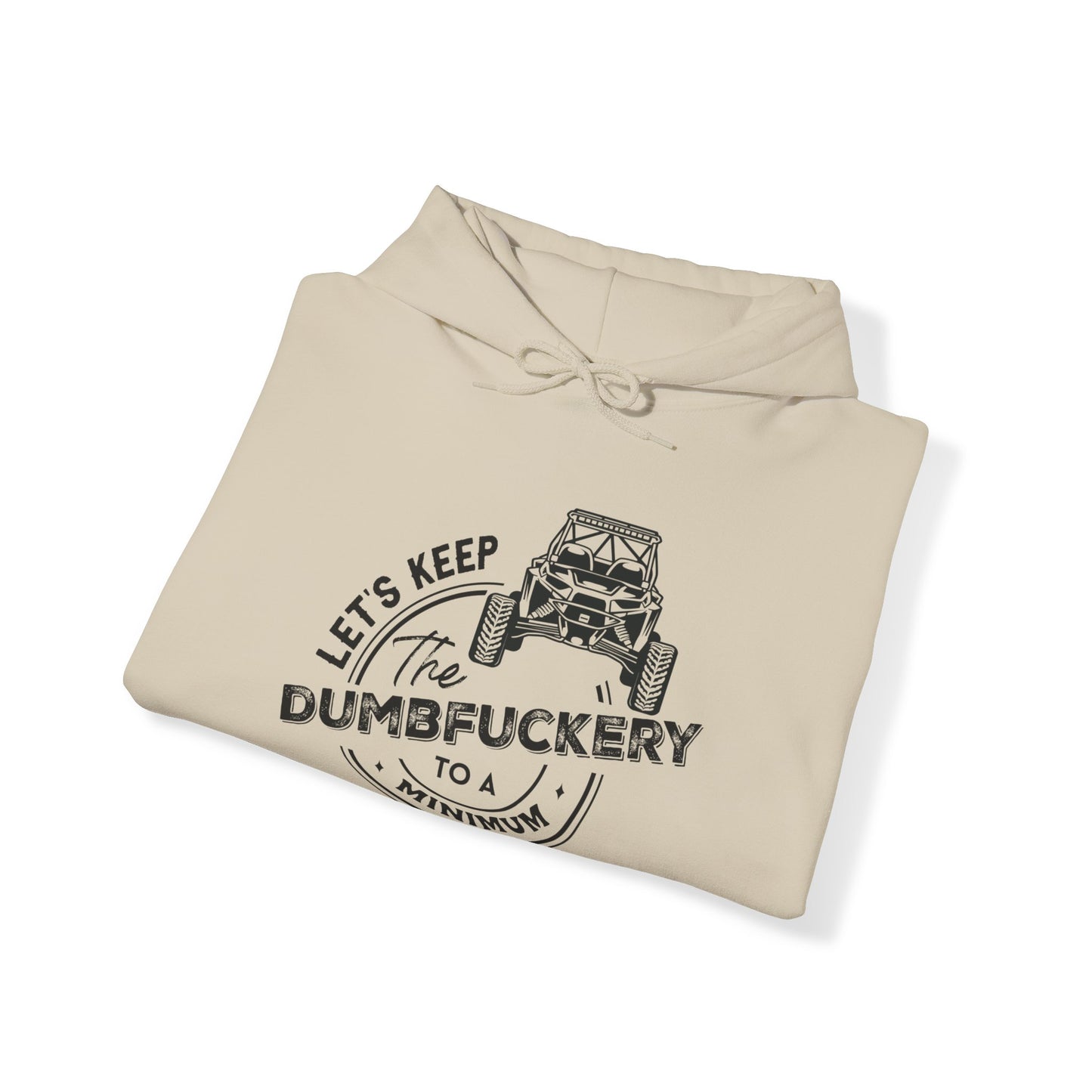 SxS UTV Let's Keep The Dumbfuckery To A Minimum Today Hoodie