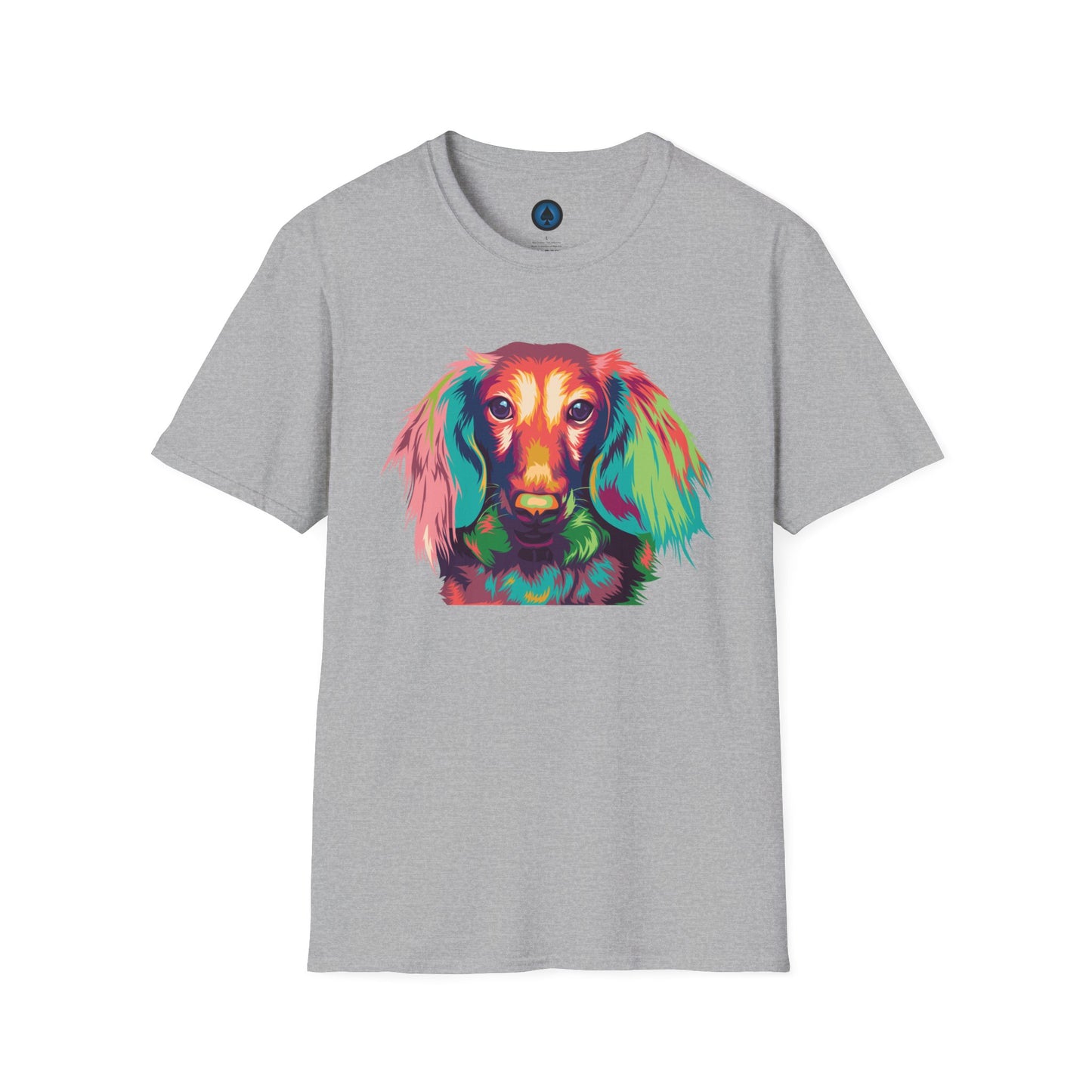 Unisex - Colorful Dachshund Face