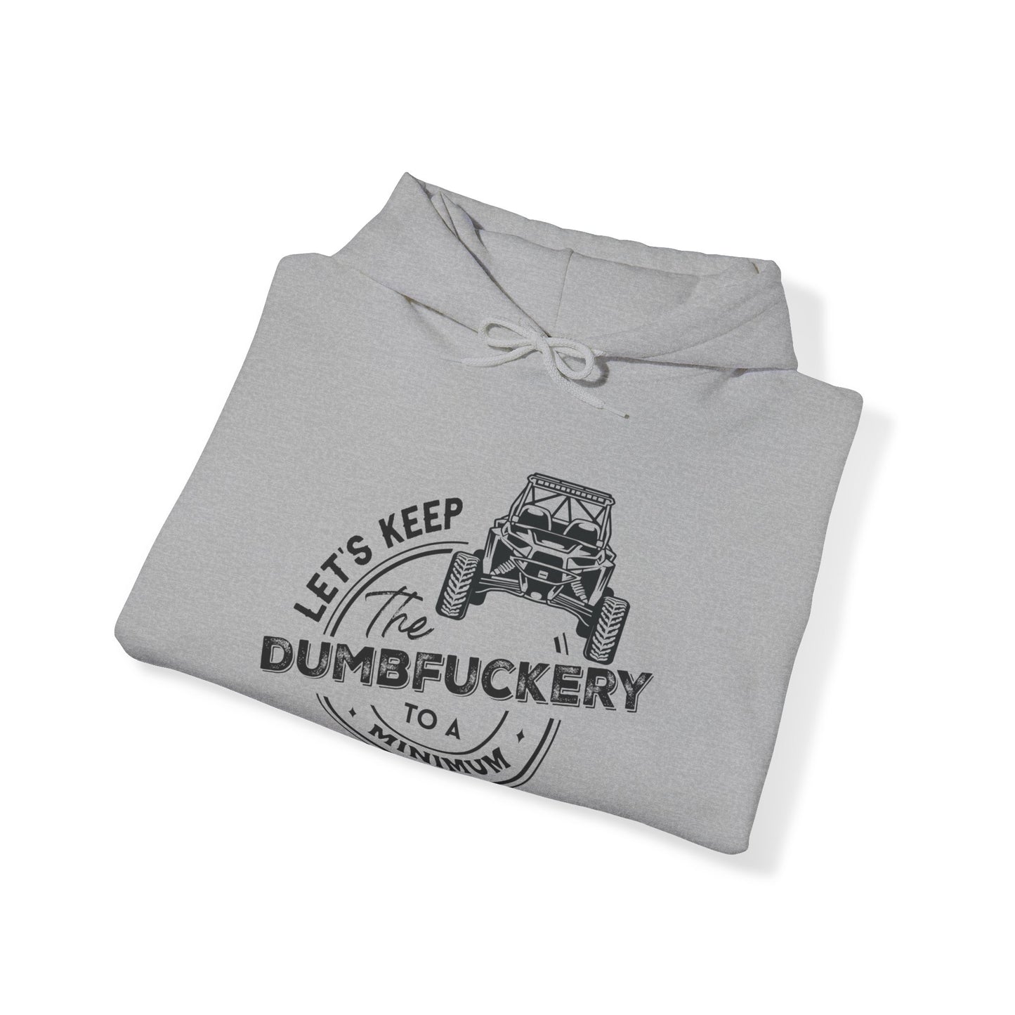 SxS UTV Let's Keep The Dumbfuckery To A Minimum Today Hoodie